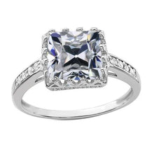 Afbeelding in Gallery-weergave laden, Kussen Old Miner Echt Diamond Lady's Trouwring 4 Karaat 14K Goud

