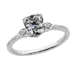 Natuurlijke Diamanten Ring 4.50ct - Witgoud 14K