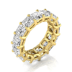 Princess Slijpvorm Briljant Eternity Band – 11,25 karaat in 14K