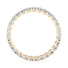 Afbeelding in Gallery-weergave laden, Diamant Eternity Band 3,6-karaat 14K Geelgoud – vooraanzicht
