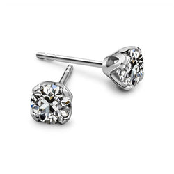 Ambachtelijk Diamant Oorhangers 2 karaat – 14K Witgoud