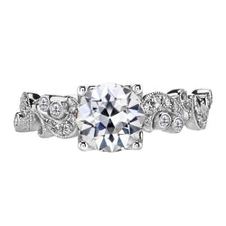 Luxe Briljant Solitaire Ring met Accenten – 3,50 karaat 14K
