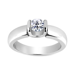 Luxe Fijne Diamant Solitaire Ring – 1,50 karaat 14K Witgoud