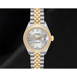 Dames Rolex Datejust 28 mm Jubilee-armband Tweekleurig Horloge 279173