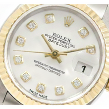 Afbeelding in Gallery-weergave laden, Diamant Rolex -karaat Gold – zijaanzicht
