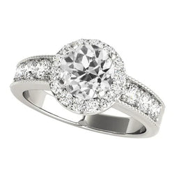 Natuurlijke Diamanten Ring 4.50ct - Witgoud 14K