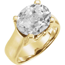 Diamant Solitaire Verlovingsring – 14K Geelgoud 5 karaat