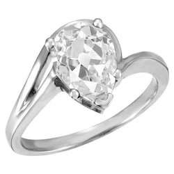Handgemaakte Briljant Solitaire Verlovingsring 3,50 karaat |