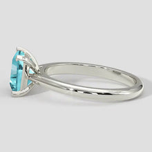 Afbeelding in Gallery-weergave laden, Levendige 1,75 karaat kussen Paraiba ring
