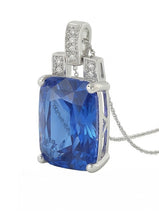 Afbeelding in Gallery-weergave laden, echte round diamant 4.25karaat hanger bovenaanzicht
