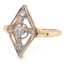 Afbeelding in Gallery-weergave laden, Like La Belle Epoque Sieraden 1 Ct Echt Diamond Womens Ring Vliegervorm
