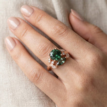 Afbeelding in Gallery-weergave laden, Luxueus Edelsteen Ring met VVS Zuiverheid Dendritic Agate – 3,25
