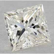 Afbeelding in Gallery-weergave laden, Briljant Princess Diamond in Gold – zijaanzicht
