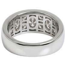 Afbeelding in Gallery-weergave laden, Markiezin &amp; Princess Cut verlovingsring voor heren wit goud 14K 5 Ct
