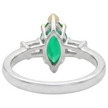 Afbeelding in Gallery-weergave laden, Elegant Edelsteen Ring 3,50 karaat – achteraanzicht
