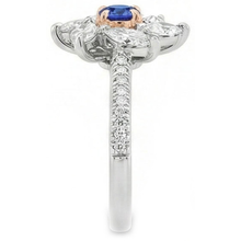 Afbeelding in Gallery-weergave laden, echte marquise diamant 2.50karaat ring bovenaanzicht
