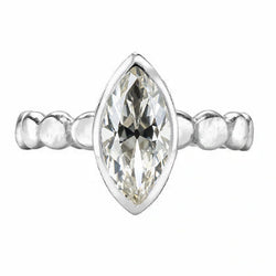 1 karaat Briljant Solitaire Ring in 14 Karaat Witgoud