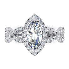 Afbeelding in Gallery-weergave laden, Marquise Infinity Natuurlijke Aarde Gewonnen Diamanten Sieraden
