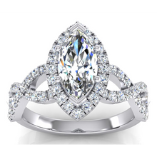 Afbeelding in Gallery-weergave laden, Marquise Infinity Natuurlijke Aarde Gewonnen Diamanten Sieraden
