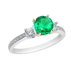 Designer GIA Gekeurd Colombiaanse Smaragd Edelsteen Ring – 2