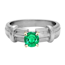 Afbeelding in Gallery-weergave laden, Smaragd Edelsteen Ring – hoofdaanzicht
