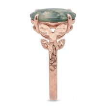 Afbeelding in Gallery-weergave laden, Met de hand vervaardigd Dendritic Agate Sieraadsteen Ring 4,0
