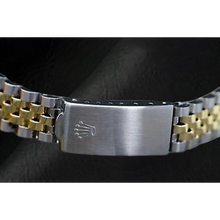 Afbeelding in Gallery-weergave laden, Middelgrote Datumjust 31 mm Rolex-horloge van roestvrij staal en gouden jubileumband
