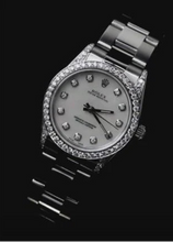 Afbeelding in Gallery-weergave laden, gemaakte diamanten rand Rolex
