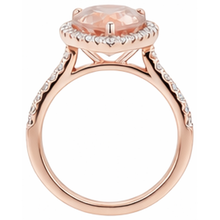 Afbeelding in Gallery-weergave laden, Morganite Cocktail Ring
