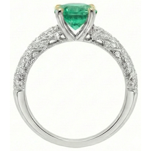 Afbeelding in Gallery-weergave laden, Premium Sieraadsteen Ring 1,50 karaat – bovenaanzicht
