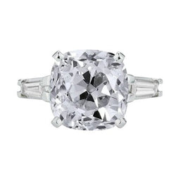 Echte 10 Karaat Drie Stenen Diamanten Ring