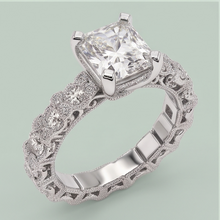Afbeelding in Gallery-weergave laden, Natuurlijk 3.75 Ct Stralende &amp; Ronde Diamanten Ring Huwelijksverjaardag
