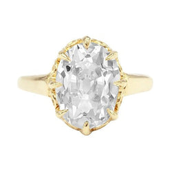 9 Karaat Stijlvolle Natuurlijke Echte Diamanten (Niet Labgekweekt) Ring