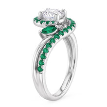 Afbeelding in Gallery-weergave laden, Natuurlijk Diamanten Ring 1,65 Karaat Smaragden Sieraden Nieuw
