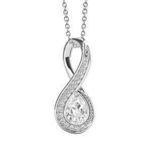 Natuurlijk Gouden Diamanten Hanger Rond & Peer Old Miner Infinity stijl 2 Karaat