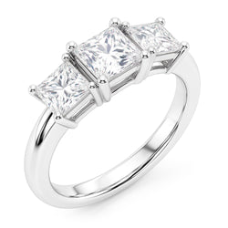 Natuurlijke Diamanten Ring 4ct - Witgoud 14K