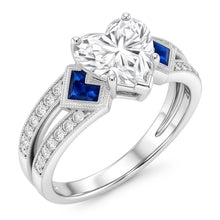 Afbeelding in Gallery-weergave laden, Natuurlijke Diamanten Ring 6.50ct - Witgoud 14K
