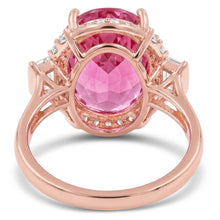 Afbeelding in Gallery-weergave laden, Natuurlijke Kunziet Ring 26ct - Roségoud 14K
