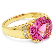 Afbeelding in Gallery-weergave laden, Natuurlijke Kunziet Ring 28.25ct - Geelgoud 14K
