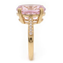 Afbeelding in Gallery-weergave laden, Natuurlijke Kunziet Ring 37.65ct - Geelgoud 14K
