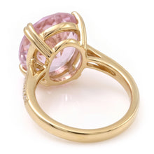 Afbeelding in Gallery-weergave laden, Natuurlijke Kunziet Ring 37.65ct - Geelgoud 14K
