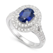 Afbeelding in Gallery-weergave laden, Natuurlijke Saffier Ring 11.25ct - Witgoud 14K

