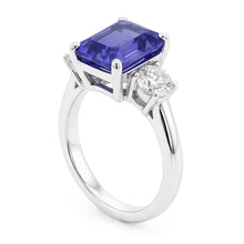 Afbeelding in Gallery-weergave laden, Natuurlijke Saffier Ring 4.50ct - Witgoud 14K
