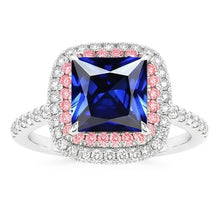 Afbeelding in Gallery-weergave laden, Natuurlijke Saffier Ring 6.50ct - Witgoud 14K
