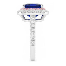 Afbeelding in Gallery-weergave laden, Natuurlijke Saffier Ring 6.50ct - Witgoud 14K
