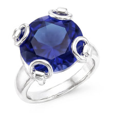 Afbeelding in Gallery-weergave laden, Natuurlijke Saffier Ring 7.01ct - Witgoud 14K
