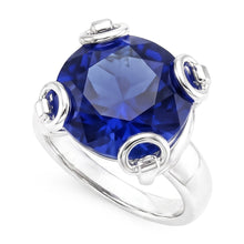 Afbeelding in Gallery-weergave laden, Natuurlijke Saffier Ring 7.01ct - Witgoud 14K
