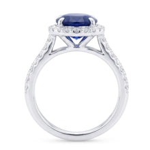 Afbeelding in Gallery-weergave laden, Natuurlijke Saffier Ring 7.50ct - Witgoud 14K
