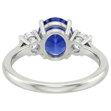 Afbeelding in Gallery-weergave laden, Natuurlijke Saffier Ring 4.45ct - Witgoud 14K
