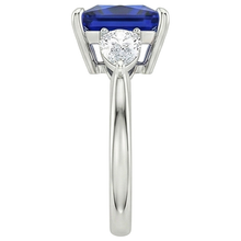 Afbeelding in Gallery-weergave laden, echte princess saffier 4karaat ring profielweergave
